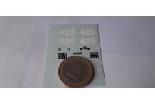 decals decalcomanie divers déco alfa roméo giulietta 1/43 1000 miglia