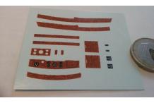 decals decalcomanie deco tableau bord rolls royce wvh 46 1/43