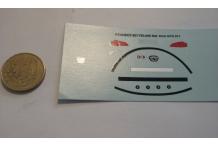 decals decalcomanie peugeot 607 feline 1/43