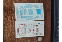 decals decalcomanie porsche 911 gt2 le mans 1999 1/43