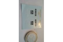 decals decalcomanie deco pour pompier ville de lyon 1/43