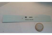 decals decalcomanie deco pour renault galion pompier rhone valbonne 1/43