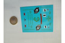 decals decalcomanie VENTURI MVS PHILIPPE CHARRIOL 1/43