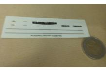 decals decalcomanie deco salmson cabriolet chapron f 121 1/43