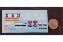 decals decalcomanie 1/43 r5 turbo tour de corse