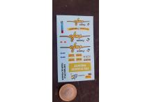 decals decalcomanie 1/43 fiat multipla france info tour de france
