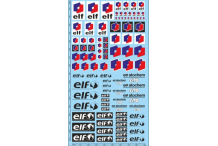 decals décalcomanie pub pour elf 1/18 rallye f1 etc