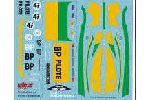 DECALCOMANIE DECALS 1/43 porsche 956 bp pilote 24h le mans 1983