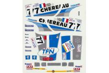 decalcomanie decals 1/18 Porsche 911 GT3-R Le Mans 2000