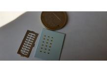 photodécoupe métal 1/43 plaque support pour mascotte ferrari  décalcomanie