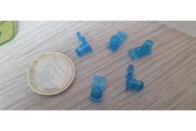 lot de 5petits girophare bleu