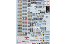 decals decalcomanie beaucoup deco gendarmerie 17cm 24 cm 1/43 et plus