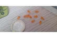 lot de 10 petits girophare orange