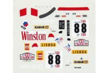 ddecalcomanie decals Rallye Portugal 1/43 - RENAULT ALPINE A110 N°88 1971 nicolas